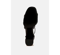 Infatuated Rhinestones Embellished Strappy Sandals