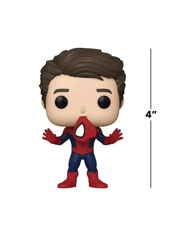 Funko Marvel Spider-Man No Way Home Pop | Exclusive Spider-Man Unmasked