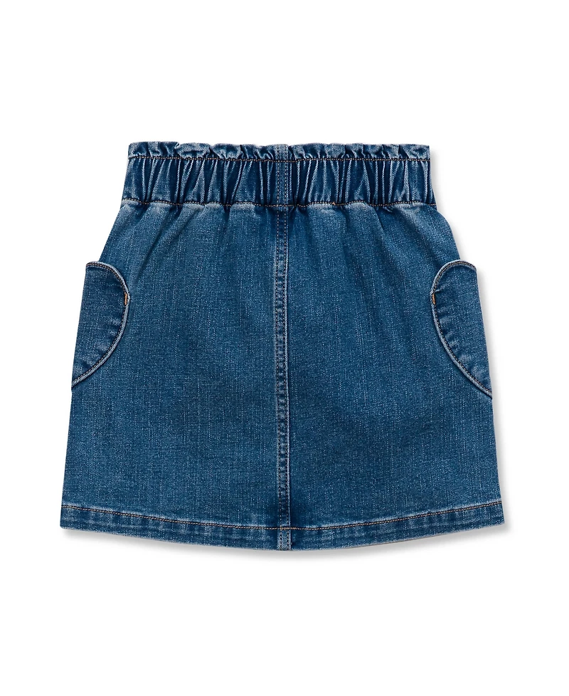 Lands' End Girls Denim Skirt