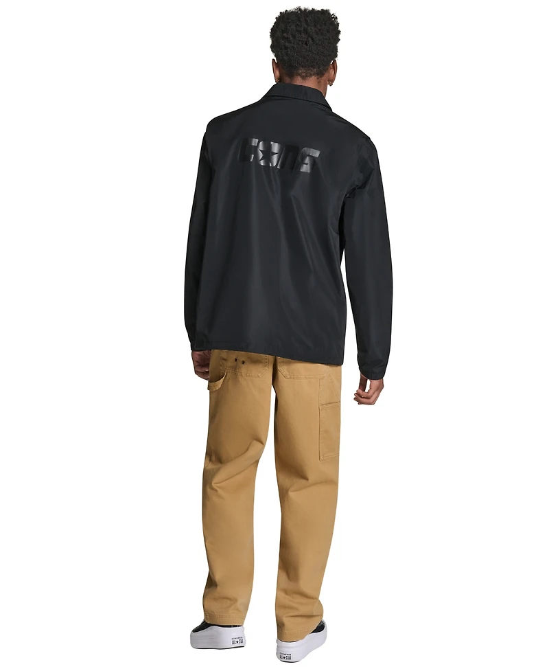 Converse Men's Classic-Fit Snap Closure Jacket