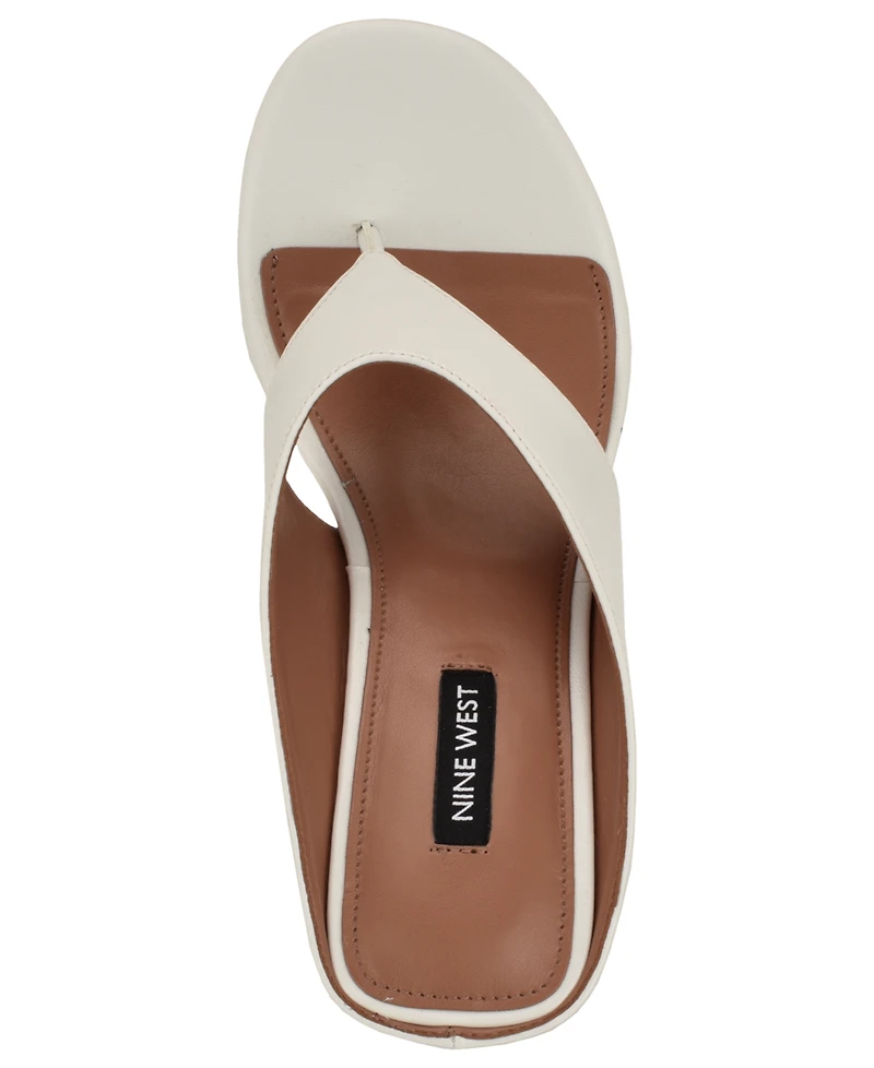 Nine West Women's Jadde Slip-On Wedge Sandals