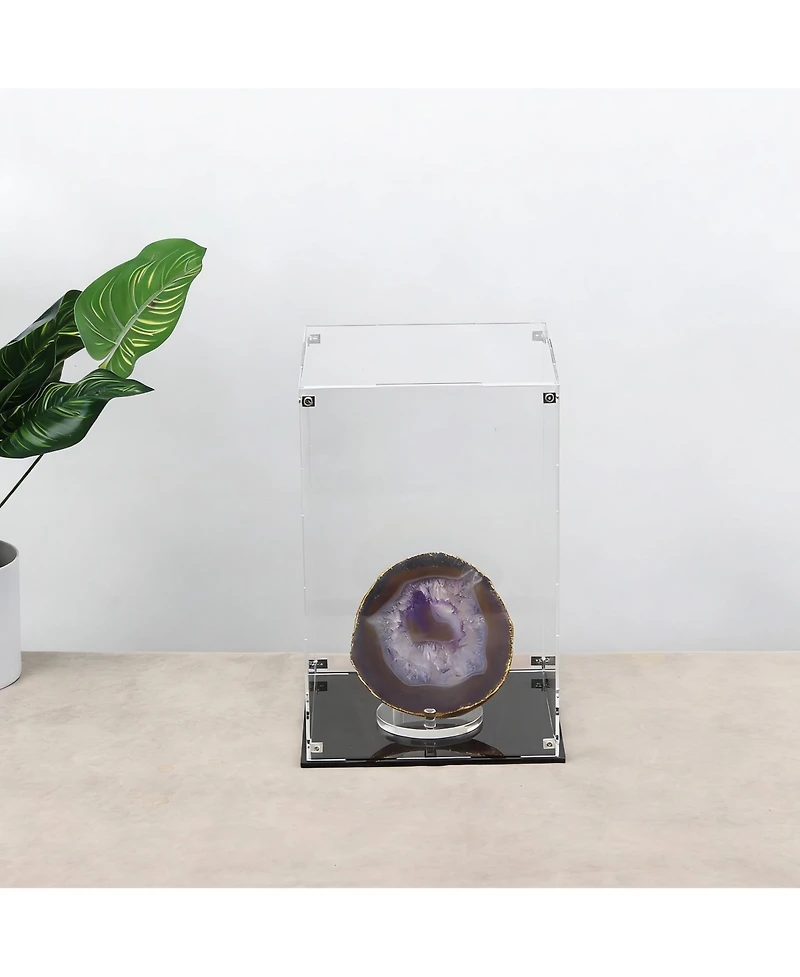 Yigii Clear Acrylic Display Box for Collectibles, Easy Assembly