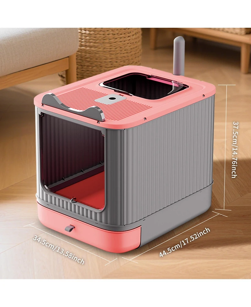 Aostirmotor Enchanted Fairy-Themed Cat Litter Box