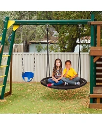 Sorbus 40" diameter Round Saucer Tree Swing - Sturdy, Durable & Easy to Assemble