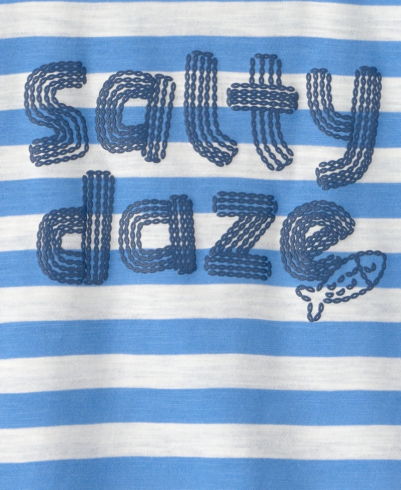 Carter's Boys' Toddler 2T-5T Salty Daze Graphic Striped T-Shirt