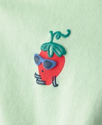 Carter's Girls' Toddler 2T-5T Strawberry French Terry Pull-On Sweatshirt