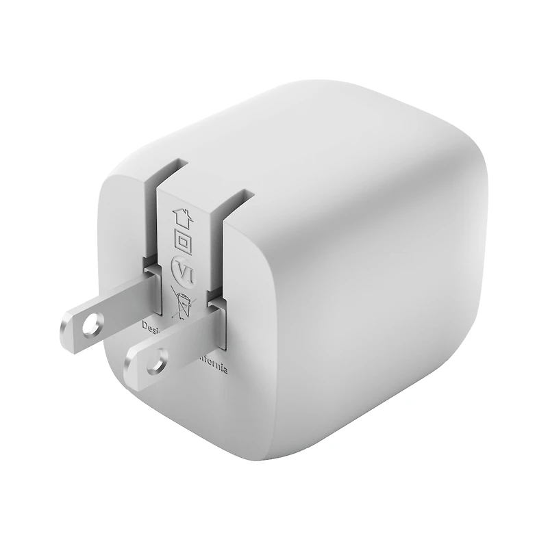 Belkin BoostCharge Pro Dual Usb-c GaN Wall Charger with Pps 45W