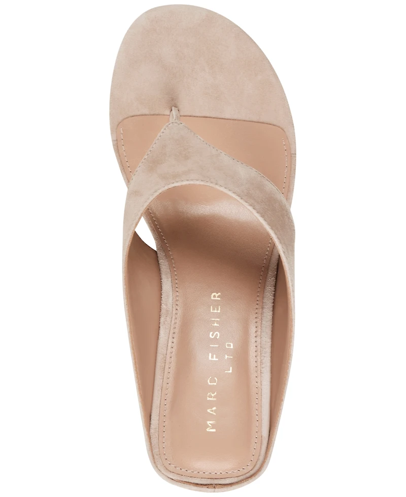 Marc Fisher Ltd Women's Udena Slip-On Wedge Dress Sandals