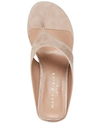 Marc Fisher Ltd Women's Udena Slip-On Wedge Dress Sandals