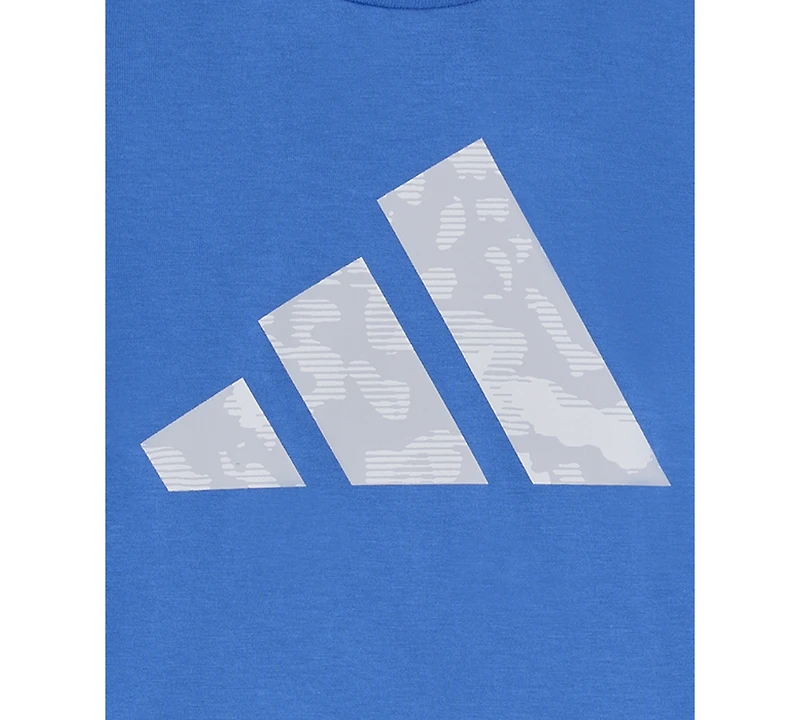 adidas Boys 2T-7 Short-Sleeve T-Shirt and Shorts, 2-Piece Set