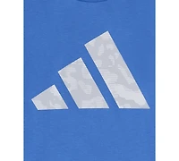 adidas Boys 2T-7 Short-Sleeve T-Shirt and Shorts, 2-Piece Set