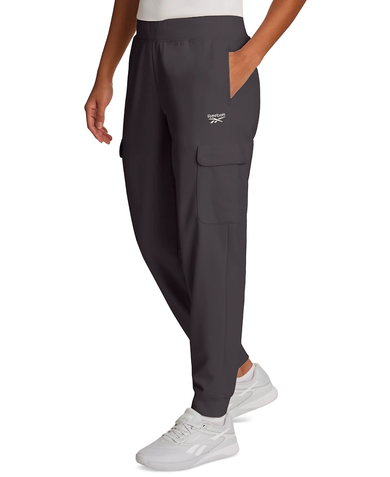 Reebok Women's Dual Entry Cargo Jogger Pants