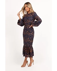 Petal and Pup Women's Pierre Long Sleeve Lace Maxi Dress