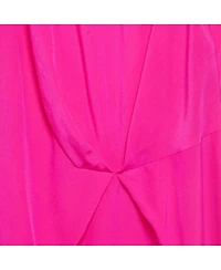 Pre-Owned Versace Women's Pink Silk Back Open Mini Dress