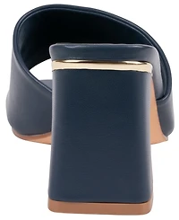 Gc Shoes Women's Soho Square Toe Block Heel Dress Sandals