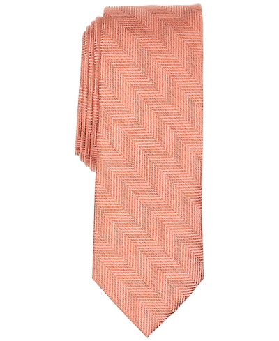 Bar Iii Men's Melange Chevron Solid Tie, Exclusively at Macy's