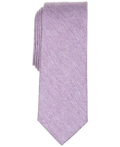 Bar Iii Men's Melange Chevron Solid Tie, Exclusively at Macy's
