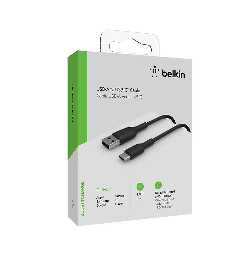 Belkin BoostCharge Usb-c to Usb-a Cable 3m / 9.8ft