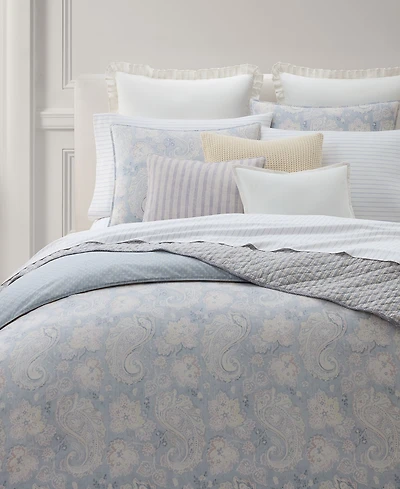 Lauren Ralph Lauren 3-Pc. Leigh Paisley Comforter Set, King