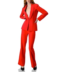 Ivonne Women's Blazer with Shawl Lapel