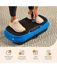 LifePro Waver Mini Vibration Plate – Whole Body Vibration Machine for Weight Loss, Toning & Wellness