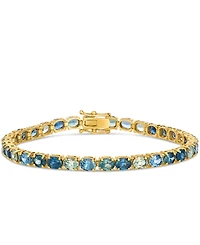 Le Vian Montana Sapphire (13-3/5 ct. t.w.) Bracelet in 14k Honey Gold
