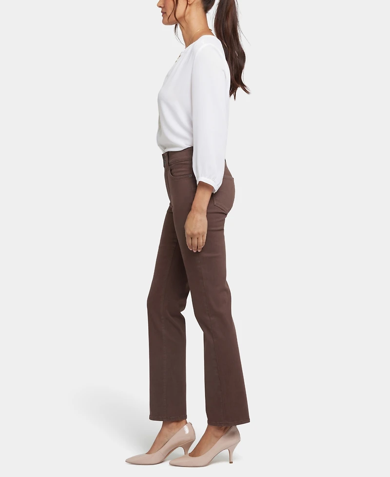 Nydj Women's Marilyn Straight Wide Waistband Jeans