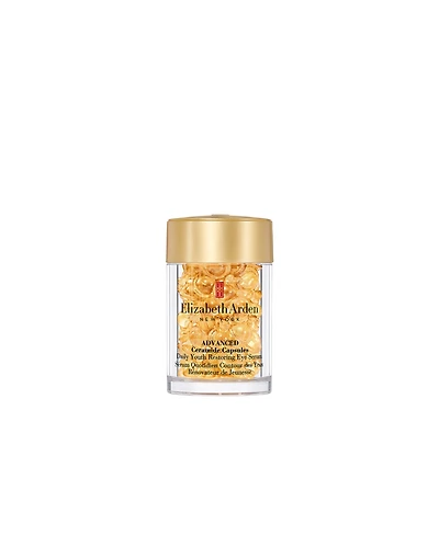 Free 60-Pc. Advanced Ceramide Capsules Daily Youth-Restoring Eye Serum, a $68 value with any $130 Elizabeth Arden purchase.