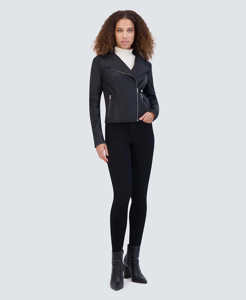 Andrew Marc Women's Felix Moto Leather Jacket