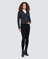 Andrew Marc Women's Felix Moto Leather Jacket