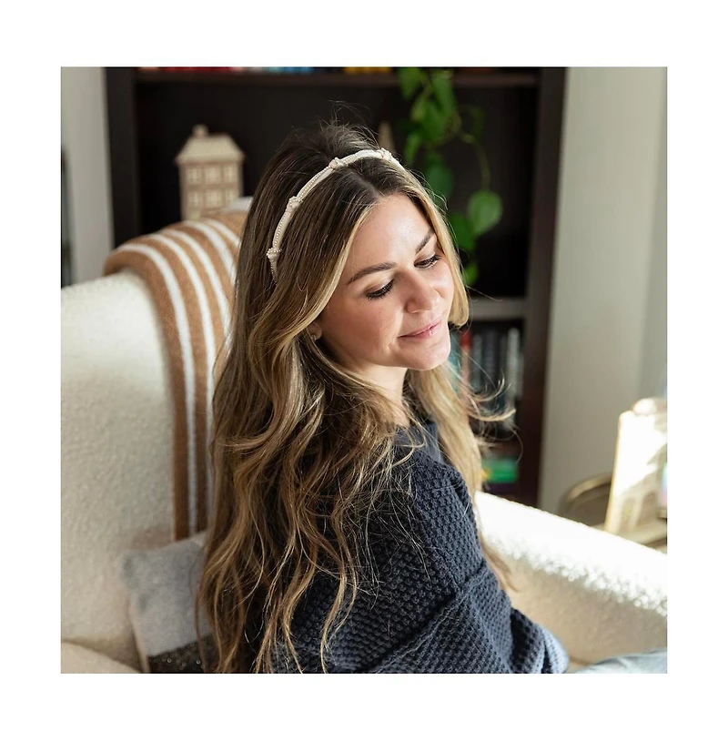 Women's Knotted Satin Headband