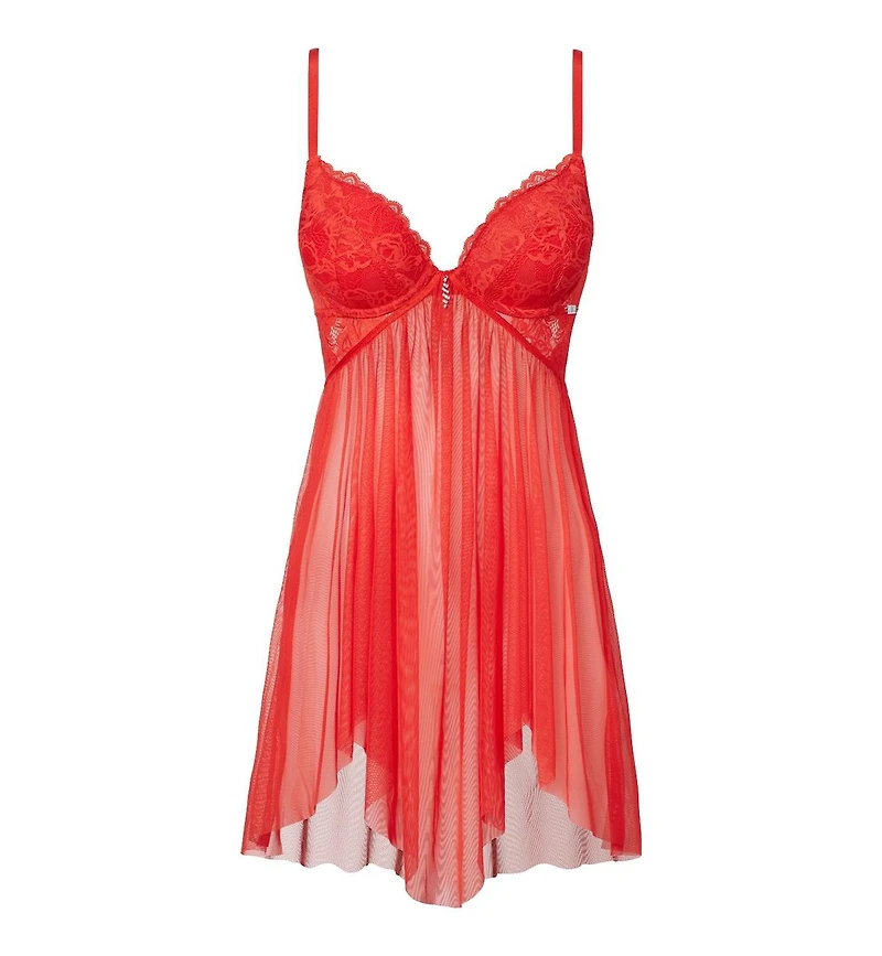 Lascana Women's Handkerchief Hem Negligee