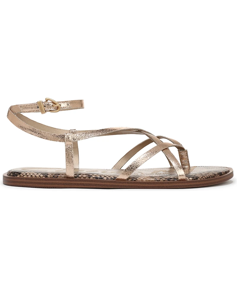 Circus Ny by Sam Edelman Women's Dakota Ankle Strap Strappy Flat Sandals