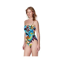 Gottex Women's Porto Round Neck Chain Straps One Piece