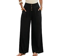 Cupshe Women's Clean Girl Black Pants