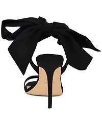Nine West Women's Maddie Ankle Tie Wrap Stiletto Heel Sandals