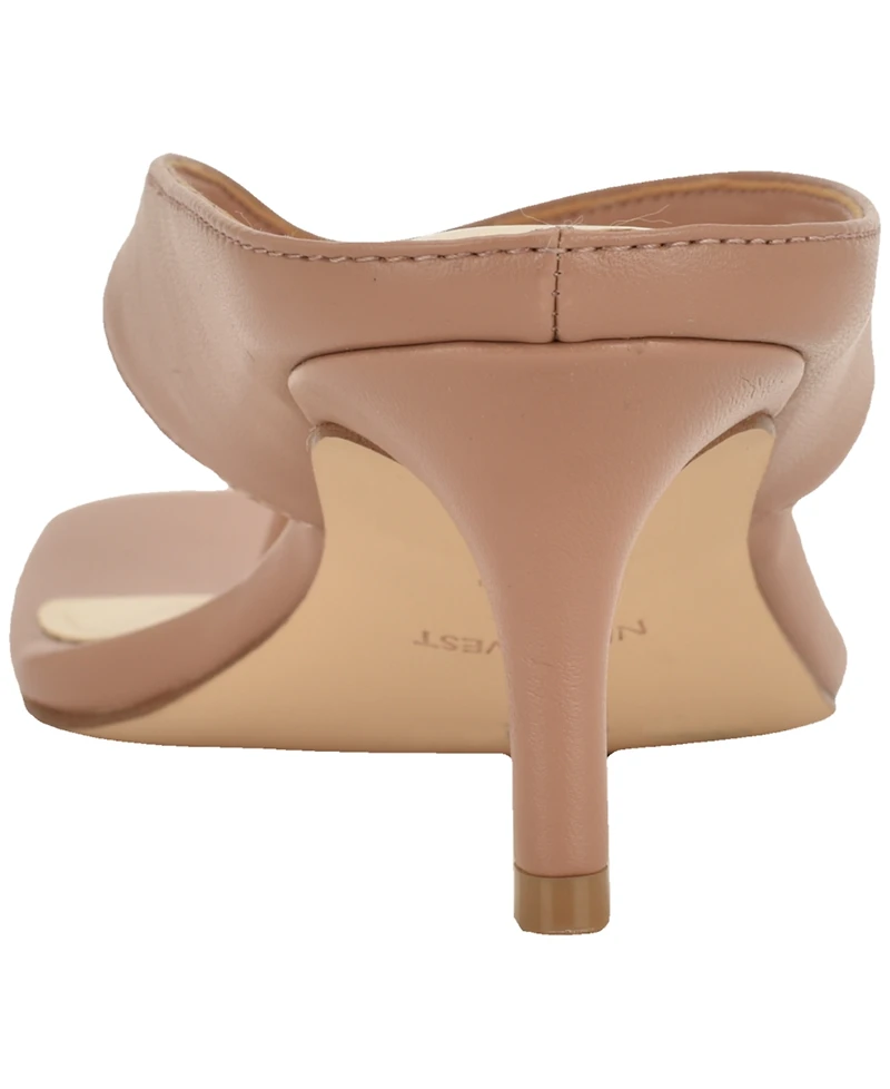 Nine West Women's Olanna Slip-on Kitten Heel Sandals