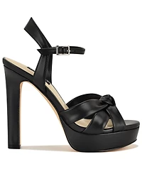 Nine West Women's Windee Knotted Platform Stiletto Sandals