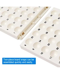 Gse Games & Sports Expert Bingo Master Board for 7/8" Bingo Balls, Plastic Bingo Calling Board for Bingo Game