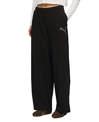 Puma Women's Bedazzled Slouchy Knit Pants