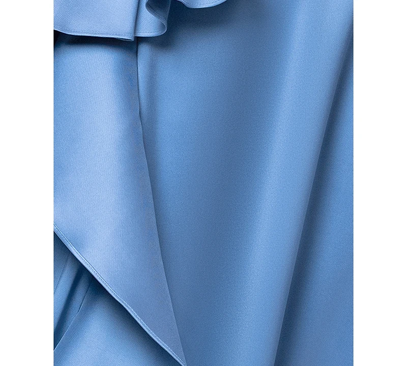 Xscape Plus A-Line Asymmetrical Neck Ball Gown