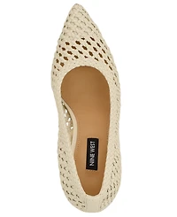 Nine West Women's Tatiana Woven Stiletto Pointy Toe Dress Pumps