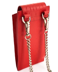 Velez Men's Embossed Leather Phone Holder