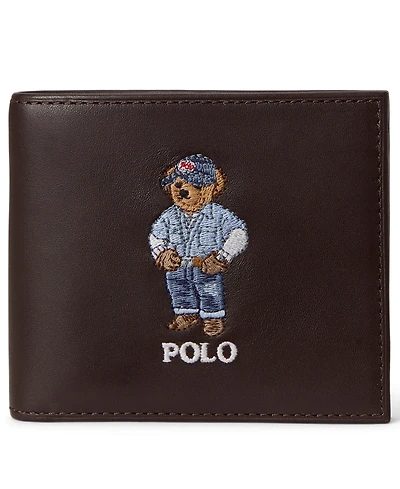 Polo Ralph Lauren Men's Bear Print Billfold Wallet