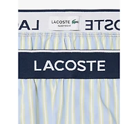 Lacoste Men's Loungewear Striped Straight-Fit Shorts