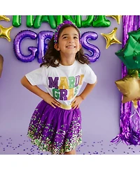 Sweet Wink Baby Girls Mardi Gras Confetti Tutu Skirt