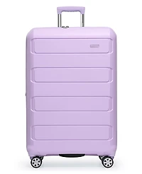 Traveler's Choice Pagosa Large Checked Hardside Expandable Spinner Luggage