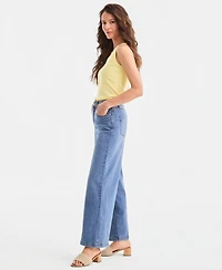 Style & Co Women's High-Rise Wide-Leg Jeans, Macy's Exclusive