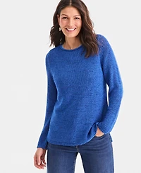 Style & Co Petite Boat Neck Tape Yarn Sweater, Macy's Exclusive