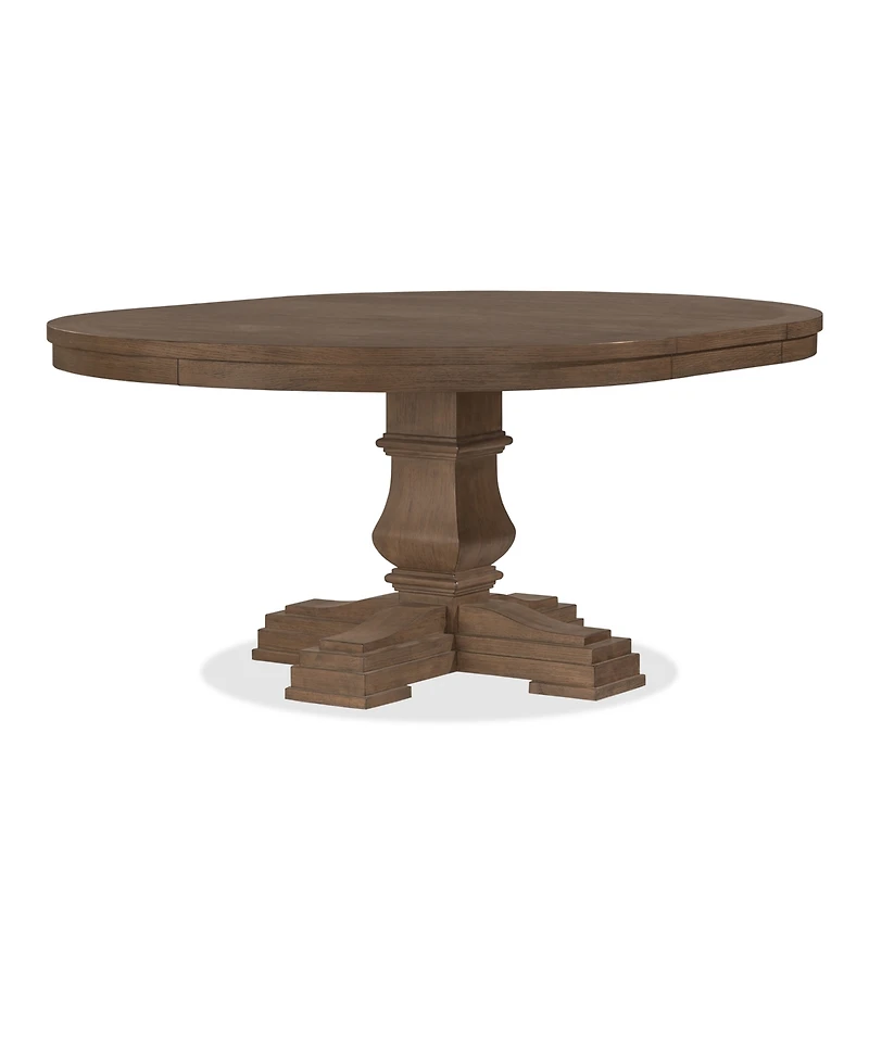 Alverton 54" Wood Round Dining Table